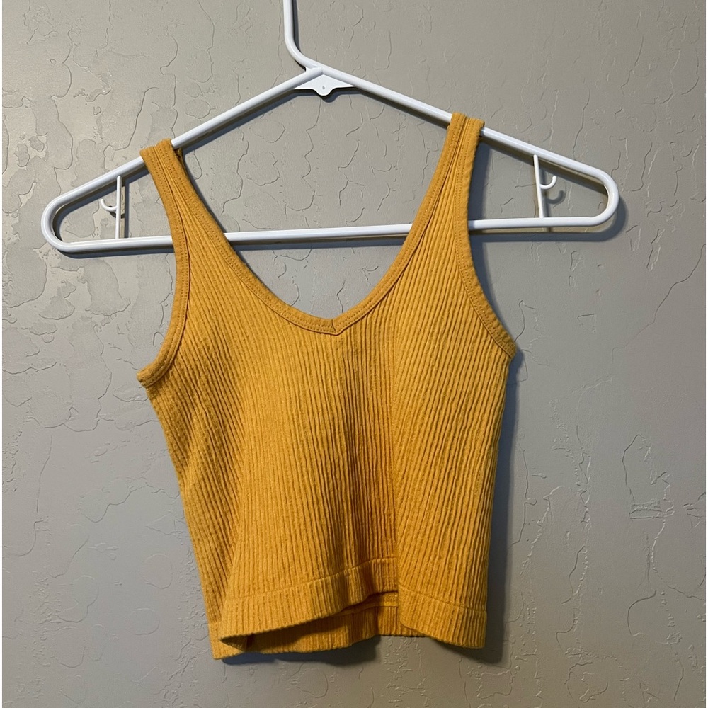 Out from under drew seamless ribbed crop tank top
